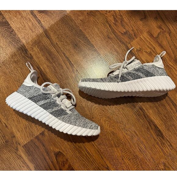 Adidas Women’s Kaptir Flow Knit Running Shoes Gray Sz 9 Lightweight Performance - Picture 1 of 10